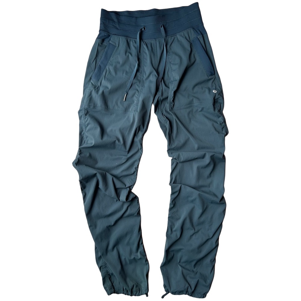 lululemon athletica Teal Slate Drawstring Jogger Pants